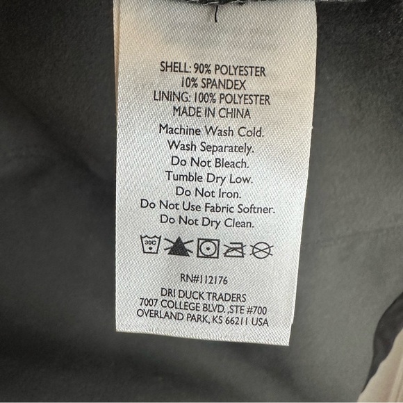 Dri Duck Men's Black Softshell Performance Jacket XL NWOT WinField United - Picture 9 of 10